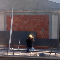 Dettaglio della costruzione a Capo Playa