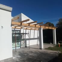 Vista esterna della costruzione a Capo Playa