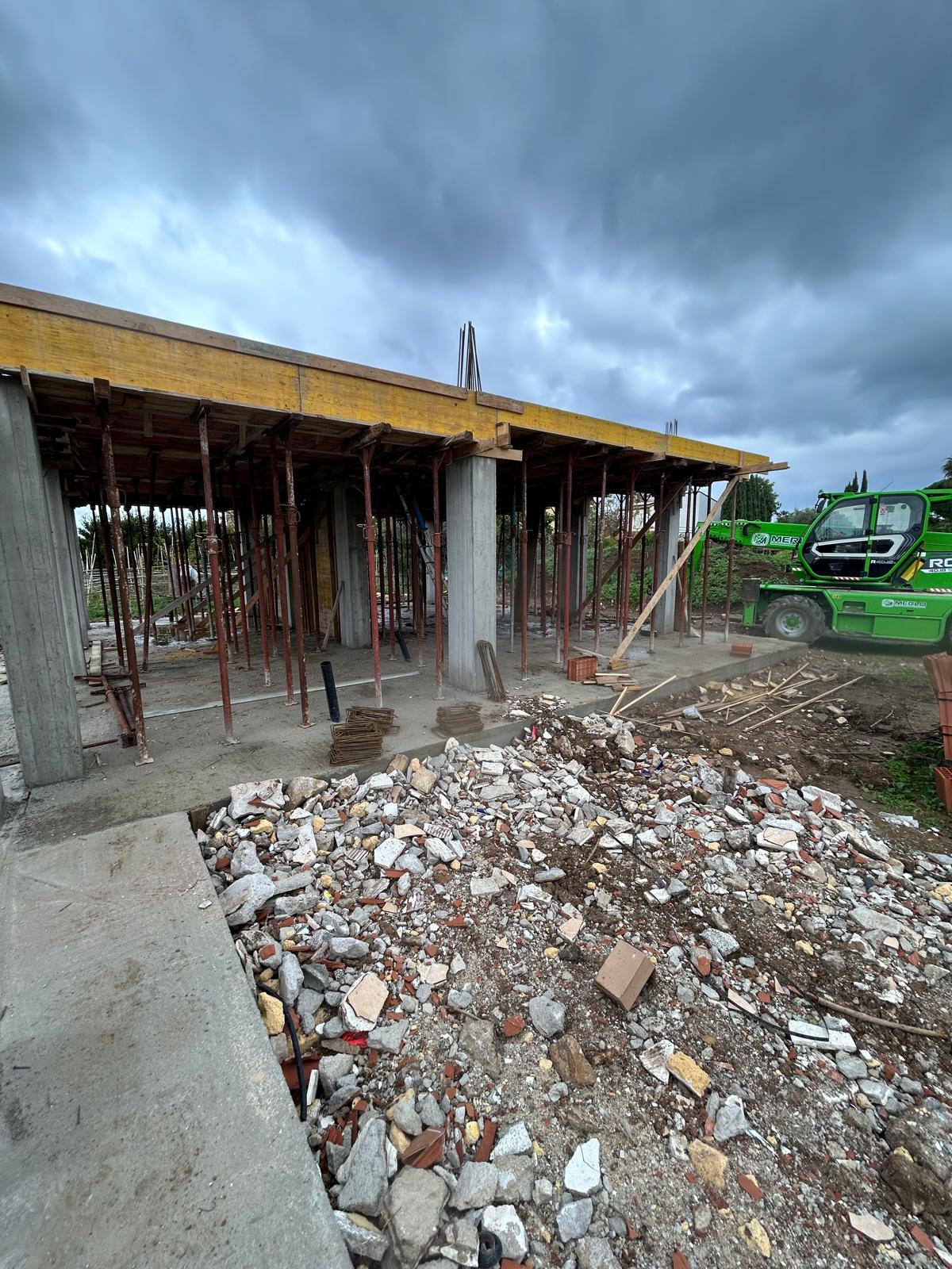 Vista del fabbricato residenziale a Lascari
